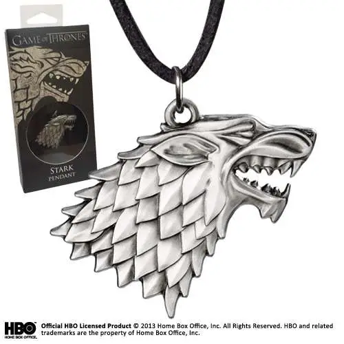 Figurine game of thrones stark costume pendant